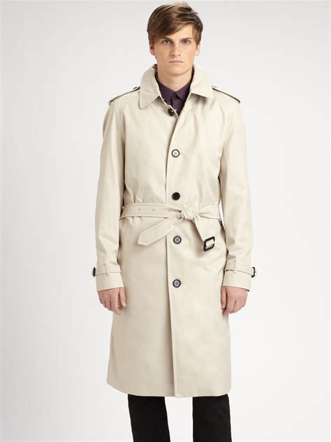 burberry mens rain coat|men burberry raincoat sale.